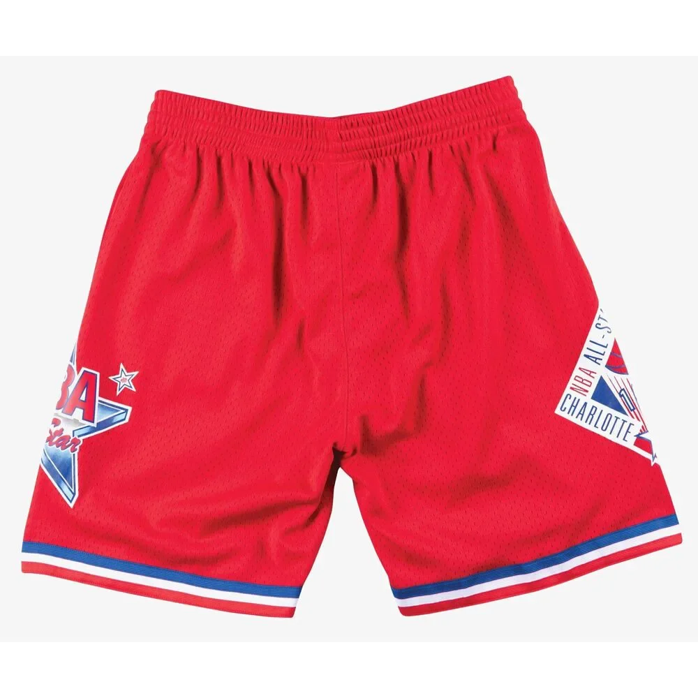 MENS MITCHELL & NESS NBA ALL-STAR WEST SWINGMAN SHORTS 91 - Picture 2 of 4